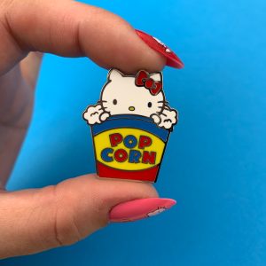 Hello Kitty Enamel Pin - Popcorn - Erstwilder