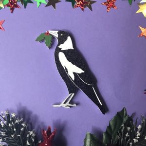Melly The Magpie Brooch - Daisy Jean Designs