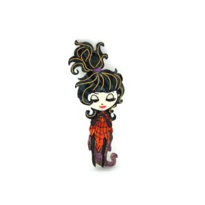 Beetlejuice Parody - Lydia Brooch - Daisy Jean Designs