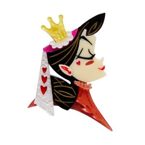 Queen of Hearts Brooch - Wonderland - Erstwilder