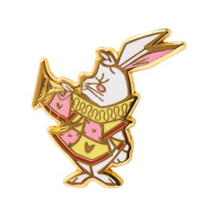 White Rabbit Announces Pin - Wonderland - Erstwilder