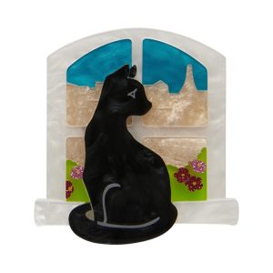 Le Chat Le Reveur Brooch - Paris 21 - Erstwilder
