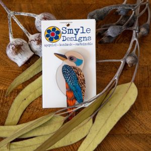 Kookaburra Brooch - Smyle Designs