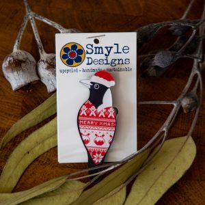 Magpie Christmas Brooch - Smyle Designs