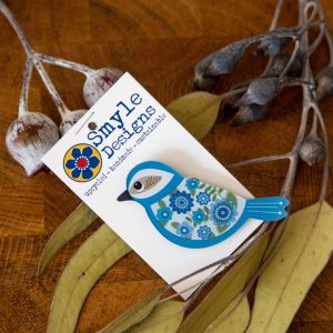 Retro Bird 2 Brooch - Smyle Designs