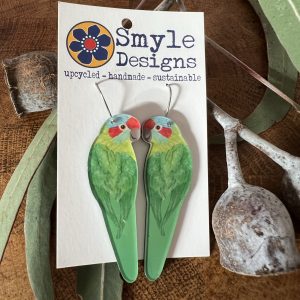 Musk Lorikeet Earrings - Smyle Designs
