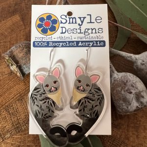 Lou-Lou Possum Earrings - Smyle Designs