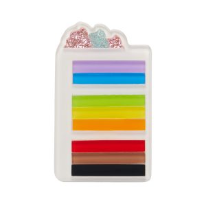 Pride 2022 - Slice of Pride Brooch - Erstwilder