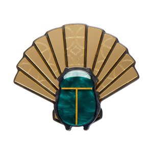 The Heart Of Egypt Scarab Brooch - Erstwilder