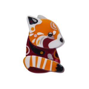 Rakish Red Panda Mini Brooch - Cromer 2022 - Erstwilder