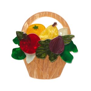 Picnic Party Starter Brooch - Botanical Fruits 23 - Erstwilder