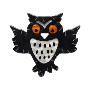 A Halloween Hoot Brooch - All Hallows Eve 22 - Erstwilder