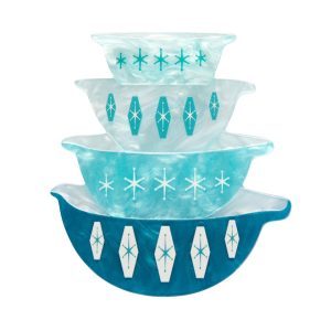 Nanna's Prized Flower Diamond Brooch - Vintage Kitchen - Erstwilder