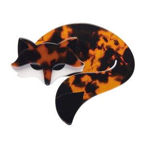 Saffron the Sleeping Fox Brooch - Fan Favourites 2023 - Erstwilder