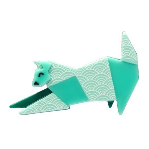 Kitty Cat, Kitty Cat Brooch - Origami 23 - Erstwilder