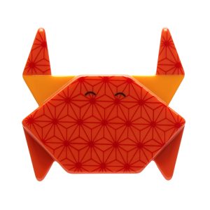 Good Crab Brooch - Origami 23 - Erstwilder