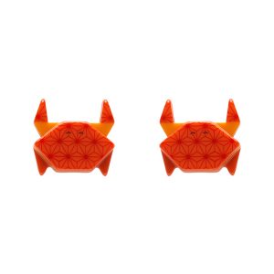Good Crab Stud Earrings - Origami 23 - Erstwilder
