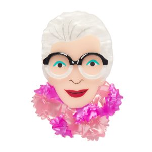 Pretty in Pom Poms Iris Brooch - Iris Apfel 2023 - Erstwilder