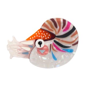 Cryptic Chambered Nautilus Brooch - Cromer 23 - Erstwilder