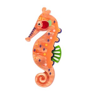 Wary Western Australian Seahorse Brooch - Cromer 23 - Erstwilder