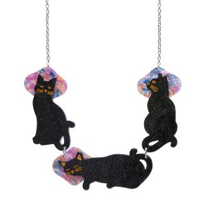 Le Chat Miaule Cat Necklace- La Belle Epoque 23 - Erstwilder