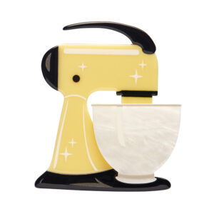 Spin Me Round Lemon Brooch - Vintage Kitchen Nov 23 - Erstwilder