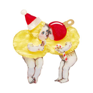 Christmas Kisses Brooch - May Gibbs 23 - Erstwilder