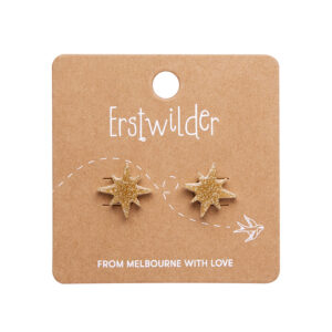 Atomic Star Glitter Stud Earring Essentials - Vintage Kitchen Nov 23 - Erstwilder