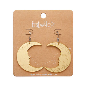 Moon Drop Earrings Gold - Spellbound 2023 - Erstwilder