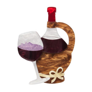 Vino Rosso Brooch - Che Bello! Italy Jan 2024 - Erstwilder