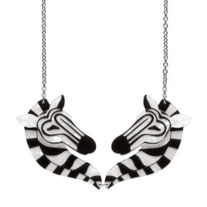 Zelda the Zany Zebra Necklace - Fan Favourites 24 - Erstwilder