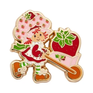 Strawberry Wheelbarrow Enamel Pin  - Strawberry Shortcake 24 - Erstwilder