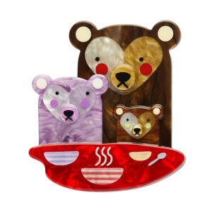 Reluctant Hosts Brooch - Pete Cromer Fairytales July24 - Erstwilder