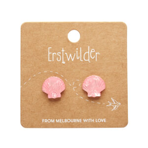 Sea Shell Stud Earrings essentials - Pale Pink - Pete Cromer Fairytales July24 - Erstwilder