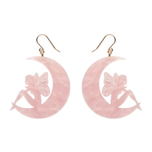 Fairy Moon Drop Earrings essentials - Pink - Pete Cromer Fairytales July24