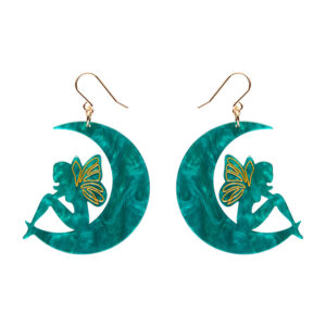 Fairy Moon Drop Earrings essentials - Mint - Pete Cromer Fairytales July24