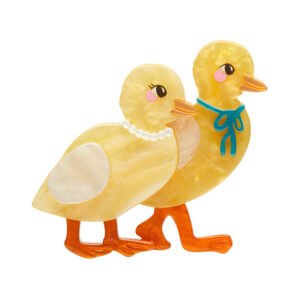 Well Dressed Ducklings Brooch - Fleur Harris Aug 24 - Erstwilder
