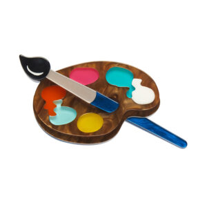 In Living Colour Brooch - Arts and Crafts Aug24 - Erstwilder