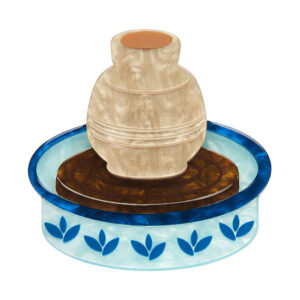 Potter Around Brooch - Arts and Crafts Aug24 - Erstwilder