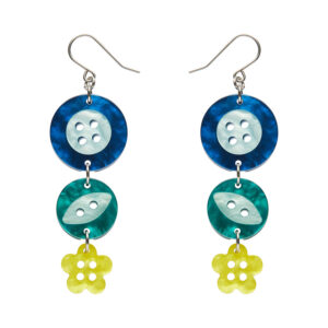 Cute as a Button Drop Earrings - Arts and Crafts Aug24 - Erstwilder