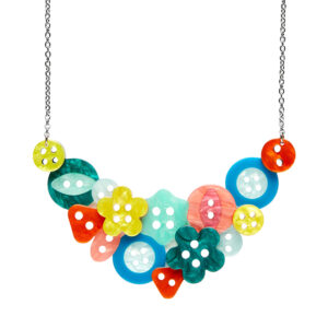 Cute as a Button Necklace - Arts and Crafts Aug24 - Erstwilder