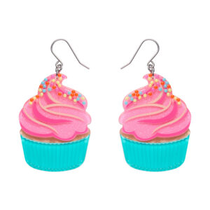 Iced Cupcake Drop Earrings - Katherine Sabbath Cakes - Oct 24 - Erstwilder