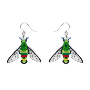 Glimmer the Hawk Moth Drop Earrings - Australiana - Oct 24 - Erstwilder