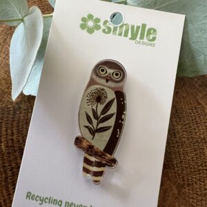 Barking Owl Pin - Smyle Designs