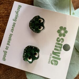 Smiley Crocodile Stud Earrings - Smyle Designs