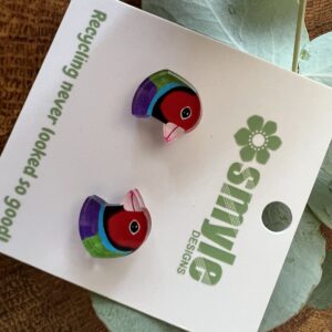 Gouldian Finch Stud Earrings - Smyle Designs