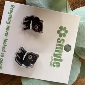Tasmanian Devil Stud Earrings - Smyle Designs