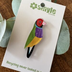 Gouldian Finch Pin - Smyle Designs