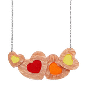Lolly Heart Cookies Necklace - Katherine Sabbath Cakes - Oct 24 - Erstwilder