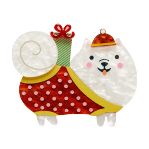 Santa Paws Brooch - Merry Kitschmas 24 - Erstwilder